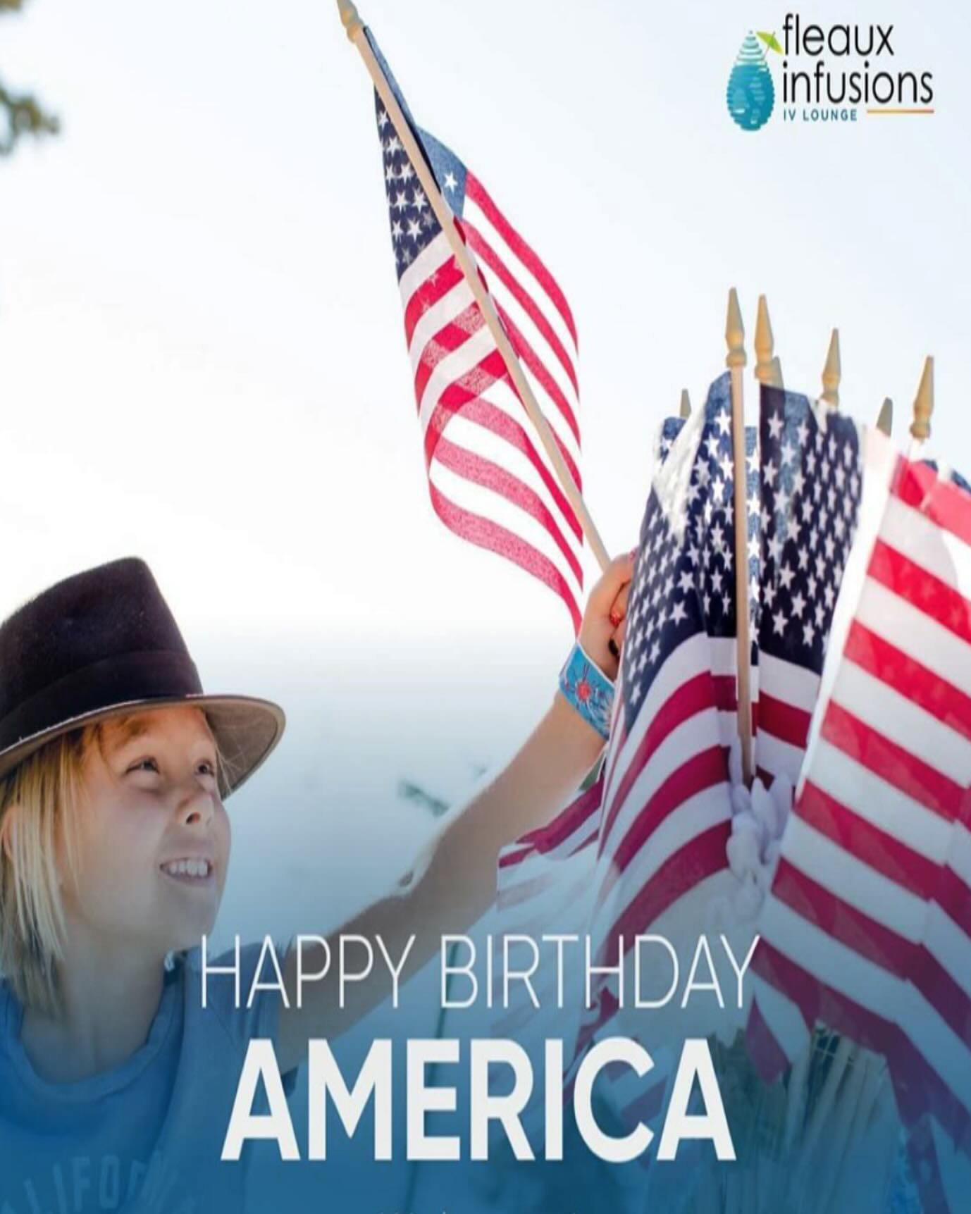 Happy Independence day, America. 🇺🇸🇺🇸🇺🇸🇺🇸🇺🇸 We love you.

#FleauxInfusions #July4th #IndependenceDay #happy4th